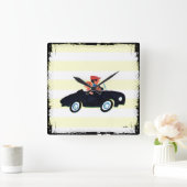 Horloge Carrée Hitting the Open Road 3 (Maison)