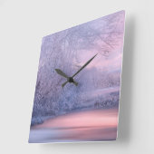 Horloge Carrée Hiver 2019-01 (Angle)