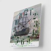 Horloge Carrée HMS Queen Battleship 1839 (Angle)