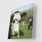 Horloge Carrée Holstein (Angle)