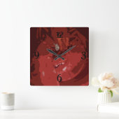 Horloge Carrée Homard (Maison)