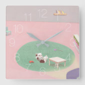 Horloge Carrée Home Alone (Recto)