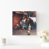 Horloge Carrée Homecoming G.I. (Maison)