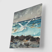 Horloge Carrée Homer - Rive et Surf, Nassau (Angle)