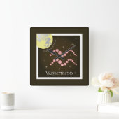 Horloge Carrée Homme d'eau 21 janvier - 18 février (Maison)