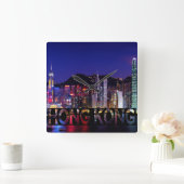 Horloge Carrée Hong Kong (Maison)