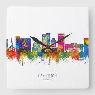 Horloge Carrée Horizon de Lexington aux États-Unis