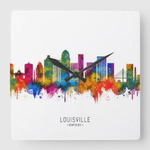 Horloge Carrée Horizon de Louisville Kentucky