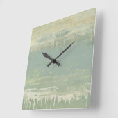 Horloge Carrée Horizon muet (Angle)