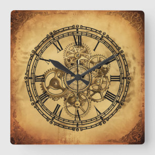 Horloge Carrée Horlogerie Ancienne