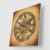 Horloge Carrée Horlogerie vintage (Angle)