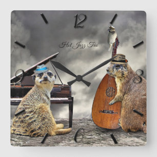 Horloge Carrée Hot jazz triomphe