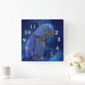 Horloge Carrée Hyacinth Macaw (Maison)