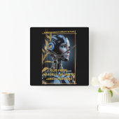 HORLOGE CARRÉE IA (Maison)