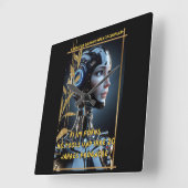 HORLOGE CARRÉE IA (Angle)