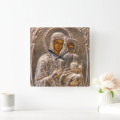 Horloge Carrée Icône orthodoxe (Maison)