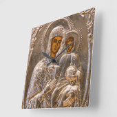 Horloge Carrée Icône orthodoxe (Angle)