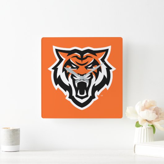 Horloge Carrée Idaho State University Bengals Spirit Design (Maison)