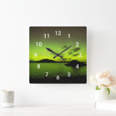 Horloge Carrée Illuminer Aurora (Maison)