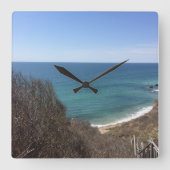 Horloge Carrée Image photo personnalisée (Recto)