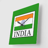 Horloge Carrée Inde (Angle)