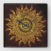India Solar Motif Sun God