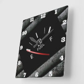 Horloge Carrée Indicateur de mesure de gaz (Angle)