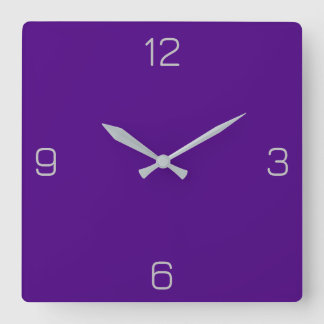 Horloge Carrée Indigo 4B0082 Color - Ajouter une option de nom