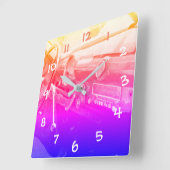 Horloge Carrée Innenraum Oldtimer (Angle)