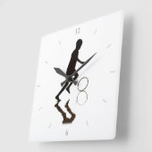Horloge Carrée Insouciant (Angle)