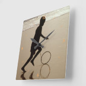 Horloge Carrée Insouciant (Angle)