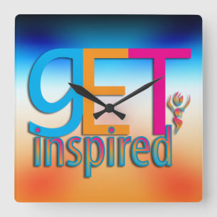 Horloge Carrée Inspirer ~ Original