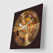 Horloge Carrée Integrity Abstract Art Square (Angle)