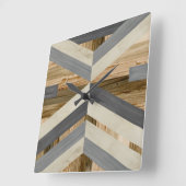 Horloge Carrée Intention géométrique (Angle)