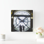 Horloge Carrée Intérieur d'Orsay de Museé d'image retournée (Maison)