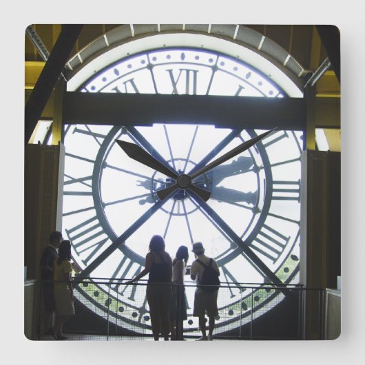 Horloge Carrée Intérieur d'Orsay de Museé d'image retournée (Recto)