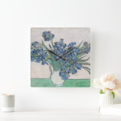 Horloge Carrée Iris de Vincent van Gogh |, 1890 (Maison)