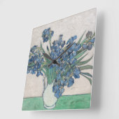 Horloge Carrée Iris de Vincent van Gogh |, 1890 (Angle)