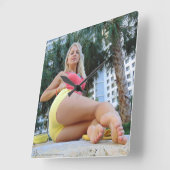 Horloge Carrée Iryna (Angle)