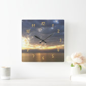 Horloge Carrée Israël de la mer (Maison)