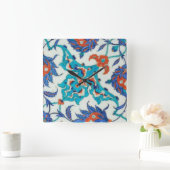 Horloge Carrée iznik (Maison)