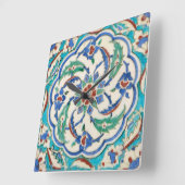 Horloge Carrée iznik (Angle)