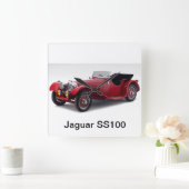 Horloge Carrée Jaguar SS100 (Maison)