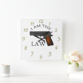 Horloge Carrée J'ai (Maison)