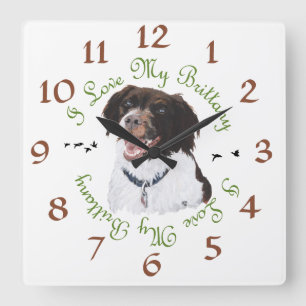 Horloge Carrée J'aime ma Bretagne