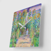 Horloge Carrée Jardin de l'artiste, Monet (Angle)