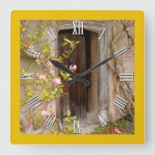 Horloge Carrée Jardin de Magnolida enchanté & Porte secrète, Magi (Recto)