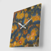 Horloge Carrée Jasper Poppy (Angle)
