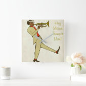 Horloge Carrée Jazz clock (Maison)