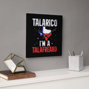 Horloge Carrée Je suis un Talafreako James Talarico 2026 Texas